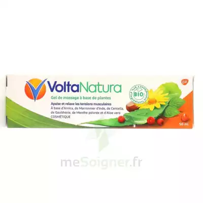Voltanatura Gel De Massage Plantes Bio T/50ml à BRIÉ-ET-ANGONNES