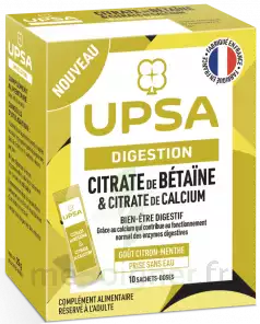 Upsa Citrate De Bétaïne & Citrate De Calcium Poudre 10 Sachets à BRIÉ-ET-ANGONNES